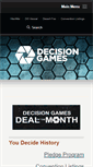 Mobile Screenshot of decisiongames.com